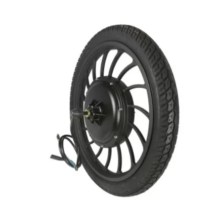 20 inch 36v 48v 1000wBLDC front drive rear wheel drive skateboard wheel hub motor wheel for electric rickshaw pneumatic tire